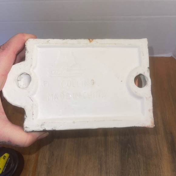 Vintage Collins Holiday Expression Ceramic Church C-7 Christmas Village - Picture 6 of 7